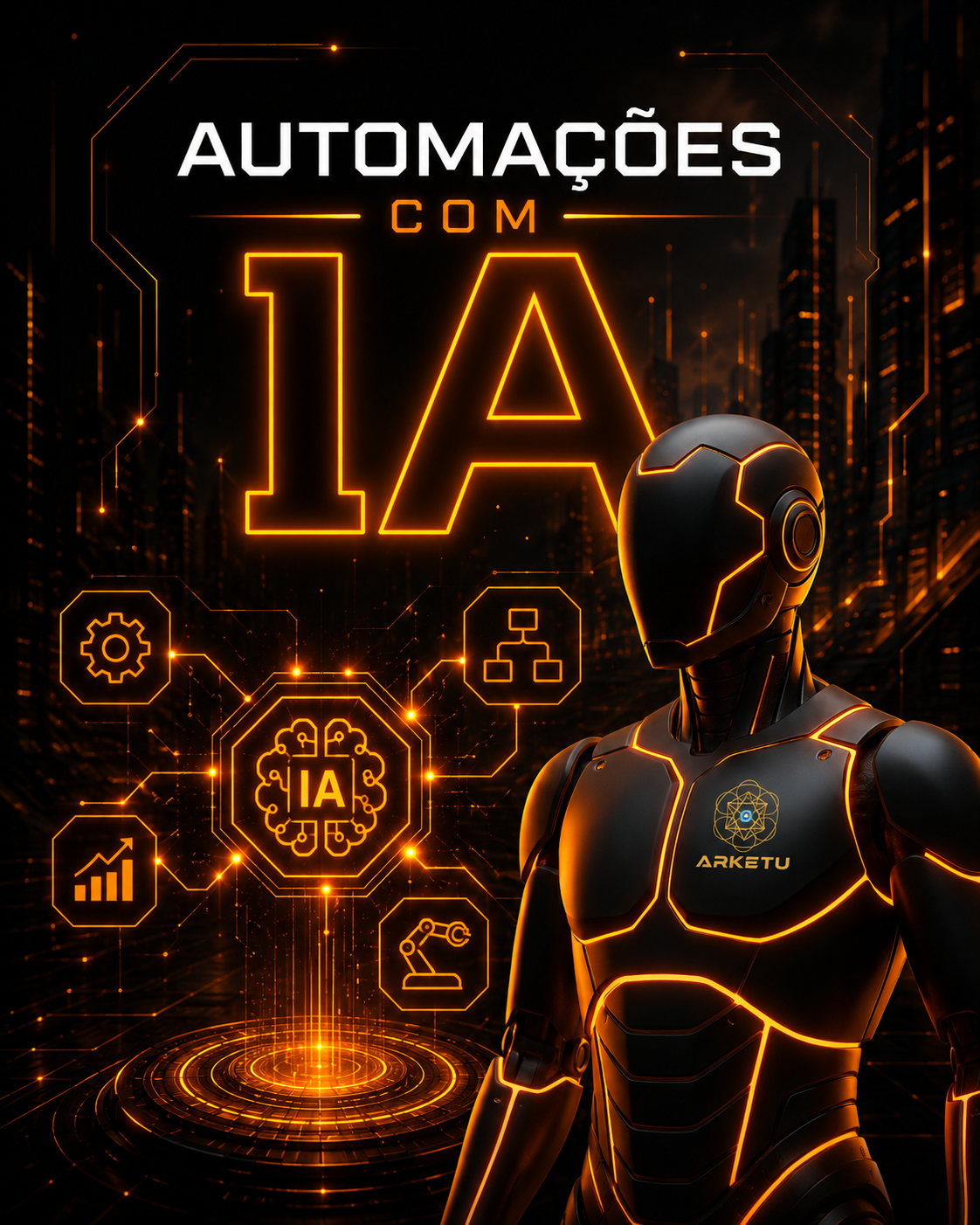 Arte de automações com IA